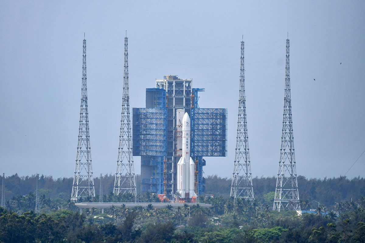 <i>Luo Yunfei/China News Service/VCG/Getty Images via CNN Newsource</i><br/>China is preparing for its latest lunar mission at the Wenchang Space Launch Center in Hainan island.