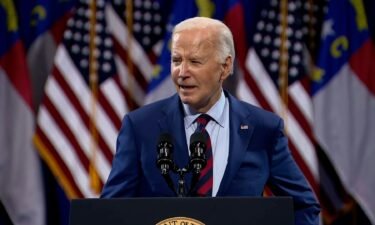 President Joe Biden delivers remarks in Wilmington