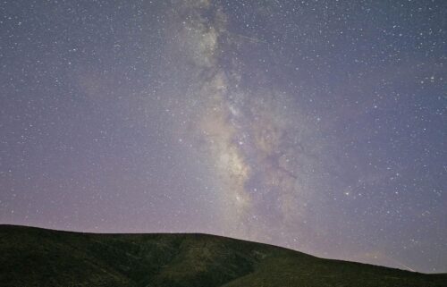 The Eta Aquariid meteor shower created a stunning display over the Canary Islands on May 6