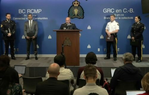 Three men have been arrested and charged in Canada for the alleged murder of a prominent Sikh separatist. Officials speak at a press briefing on May 3