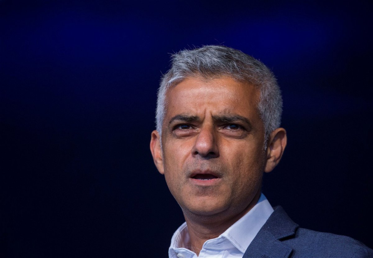<i>John Phillips/Stringer via CNN Newsource</i><br/>Sadiq Khan was first elected as Mayor of London in 2016.