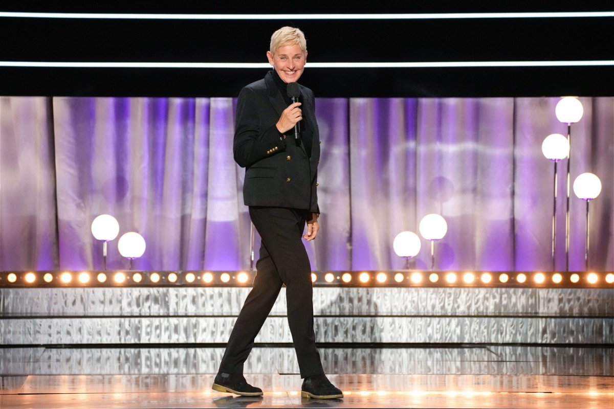 <i>Casey Durkin/NBC/Getty Images via CNN Newsource</i><br/>Ellen DeGeneres on the 'Carol Burnett: 90 Years of Laughter + Love' special on NBC in 2023.