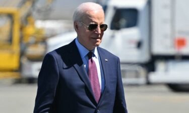 President Joe Biden makes his way to board Air Force One in Seattle on May 11. Biden is increasing tariffs on $18 billion in Chinese imports.
