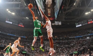 Jayson Tatum scored a game high 33 points for the Celtics.