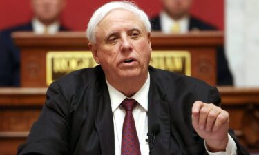 West Virginia Gov. Jim Justice speaks at the state capitol in Charleston