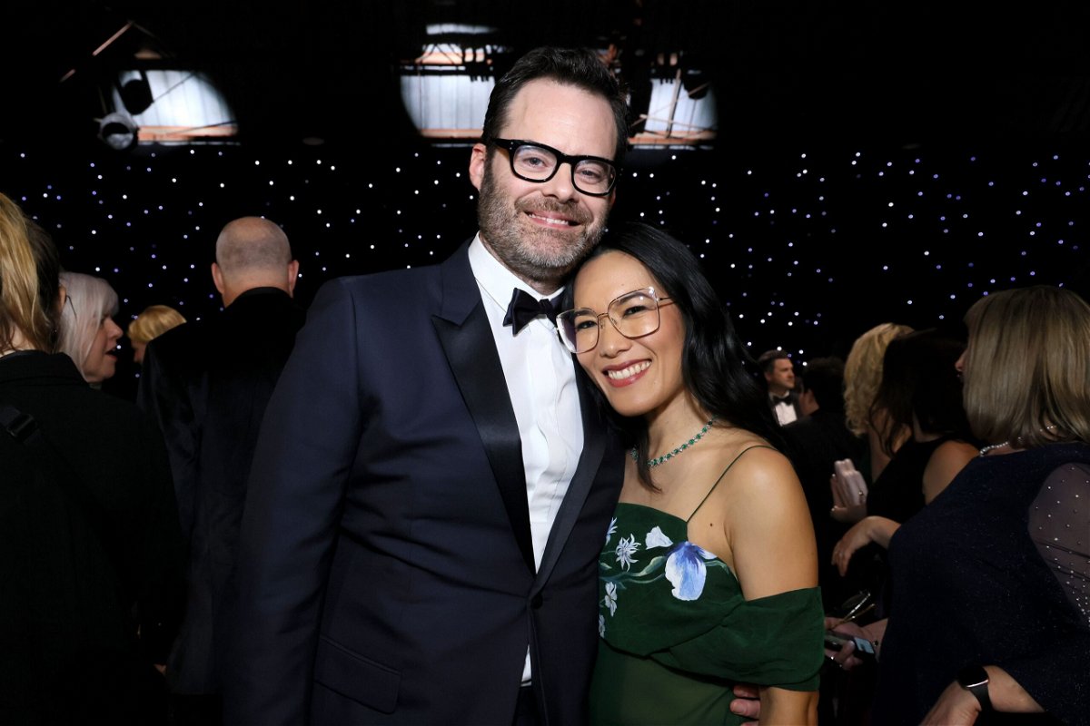 <i>Rodin Eckenroth/Getty Images via CNN Newsource</i><br/>Bill Hader and Ali Wong are seen here in January. Wong played a 12-show stint during the Netflix Is a Joke festival