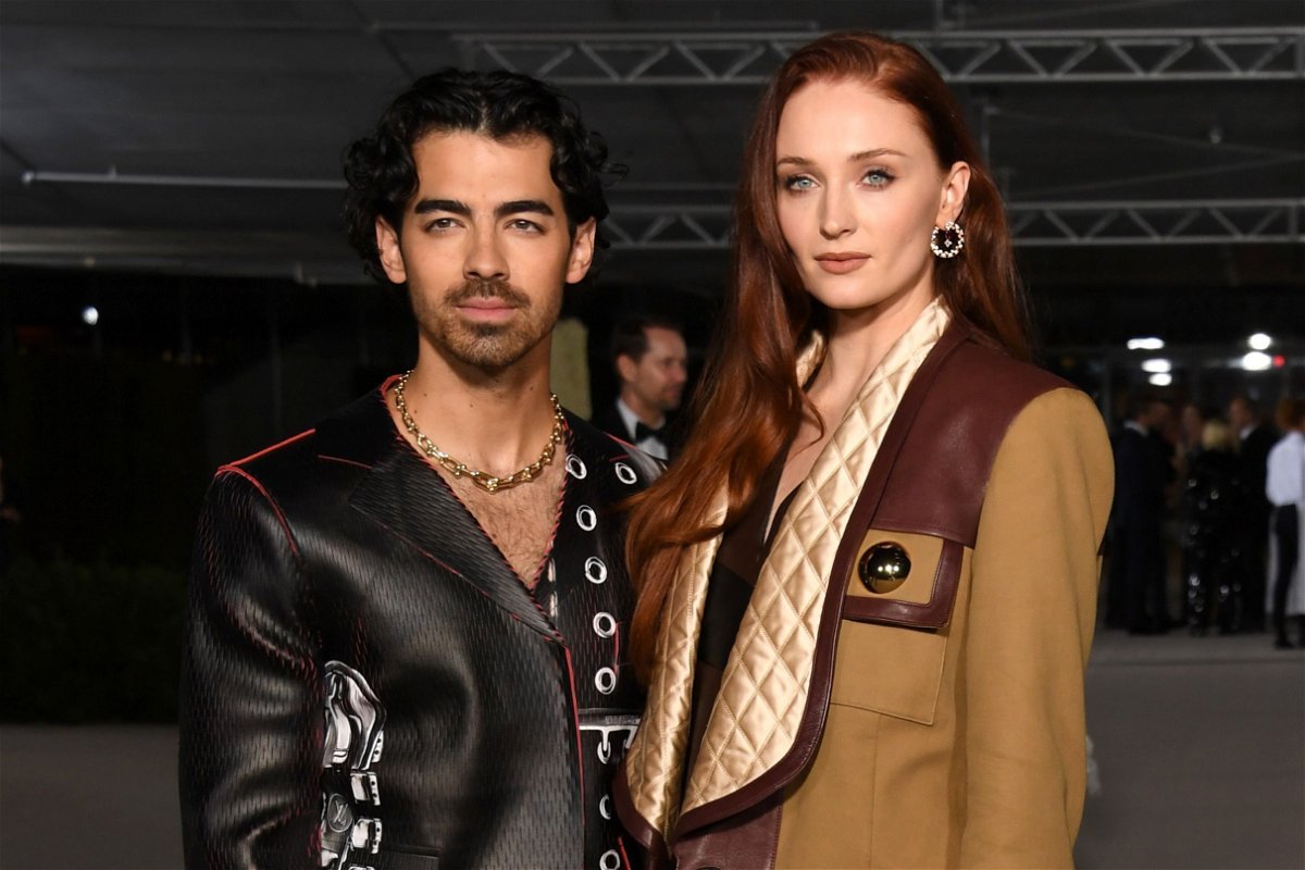 <i>Jon Kopaloff/Getty Images via CNN Newsource</i><br/>Joe Jonas and Sophie Turner are pictured here in 2022. Turner says she is now the happiest she’s been in “a really long time.”
