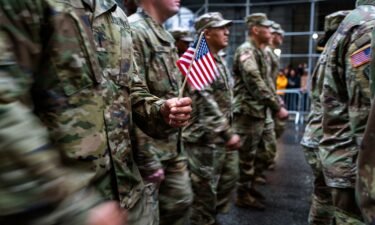 Reports of sexual assaults in the US military dropped for the first time in nearly a decade. Members of the military are shown here marching in the annual Veterans Day Parade on November 11