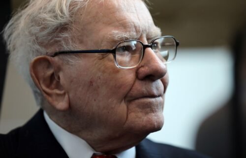 Berkshire Hathaway Chairman Warren Buffett seen at the annual Berkshire shareholder shopping day in Omaha
