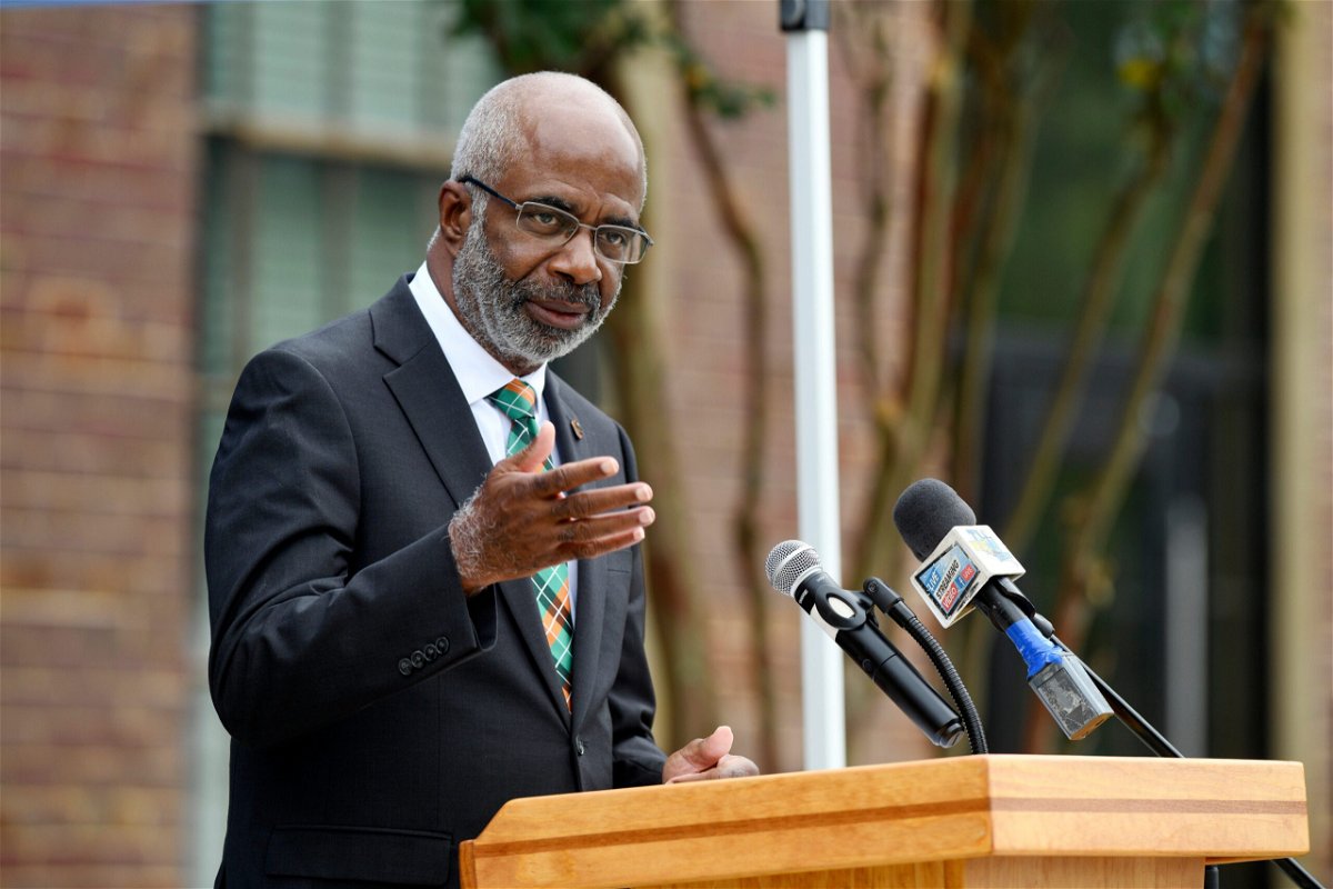 <i>Devon Ravine/Daily News/USA Today Network/Sipa/File via CNN Newsource</i><br/>Florida A&M University President Larry Robinson is pictured on September 7