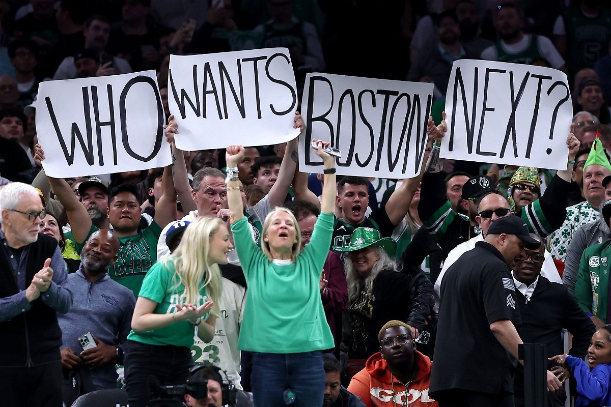 <i>Adam Glanzman/Getty Images via CNN Newsource</i><br/>Celtics fans are looking forward to the next round.