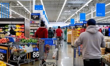 Walmart said on May 16 that sales at stores open at least a year increased 3.8% during its latest quarter from the same time last year.