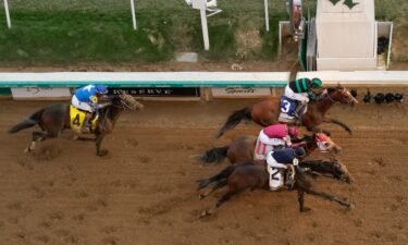 Mystik Dan finished narrowly ahead of his rivals in a dramatic finish at the 2024 Kentucky Derby.