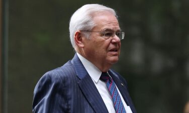 New Jersey Sen. Bob Menendez arrives at federal court in New York City on May 16