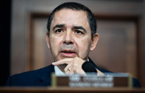 Democratic Rep. Henry Cuellar of Texas is seen here on April 10 during a hearing. Cuellar’s former campaign manager and another political operative have agreed to plead guilty to federal crimes.