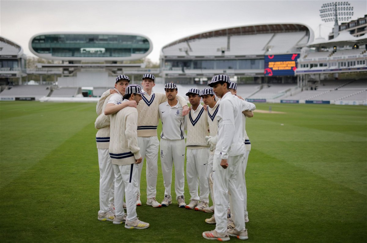 <i>Tom Jenkins/Getty Images via CNN Newsource</i><br/>Harrow was victorious in the 2024 match against Eton.