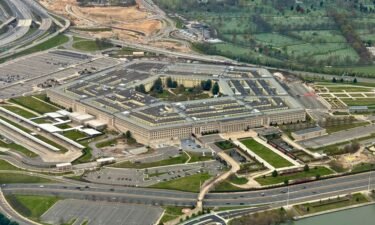 Aerial view of the Pentagon in Washington