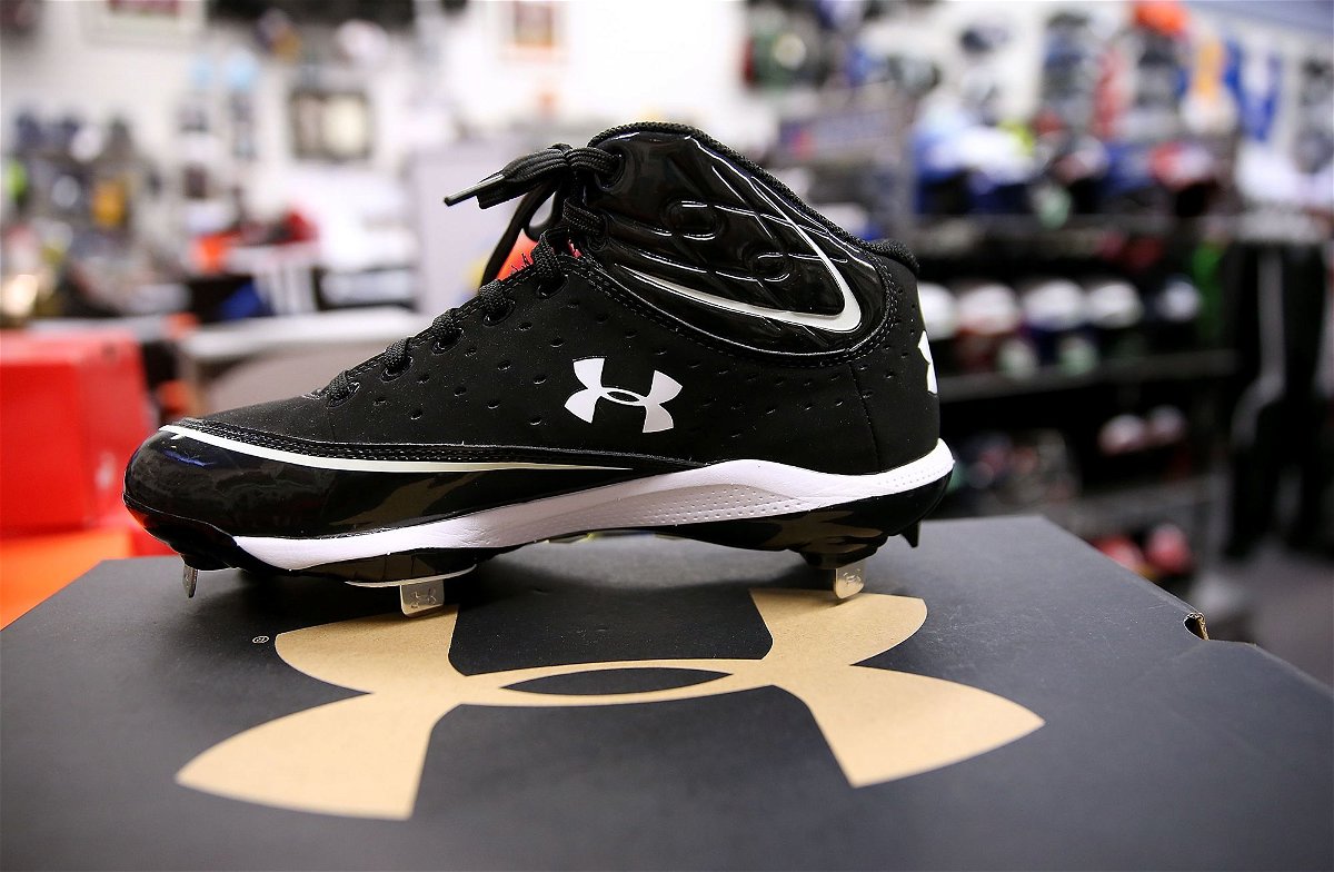 <i>Justin Sullivan/Getty Images via CNN Newsource</i><br/>Under Armour baseball cleats are displayed at T & B Sports in October 2015 in San Rafael