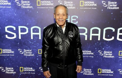 Ed Dwight attends a screening of "The Space Race" documentary in January in Houston. At 90