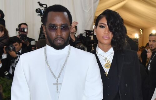Sean Combs and singer Cassie Ventura arrive for the 2018 Met Gala on May 7