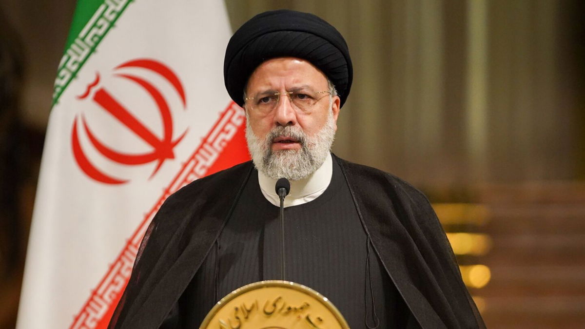 <i>Sakineh Salimi/Borna News/Aksonline ATPImages/Getty Images via CNN Newsource</i><br/>Iran's President Ebrahim Raisi pictured in Tehran