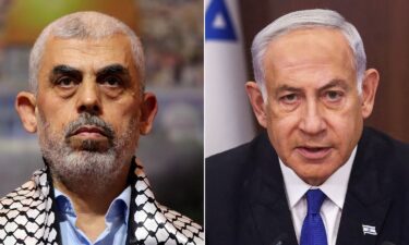 The International Criminal Court is seeking arrest warrants for Hamas leader Yahya Sinwar (left) and Israeli Prime Minister Benjamin Netanyahu.