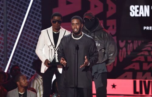 Babyface and Kanye West presented Sean "Diddy" Combs a lifetime achievement award at the BET Awards in June 2022.