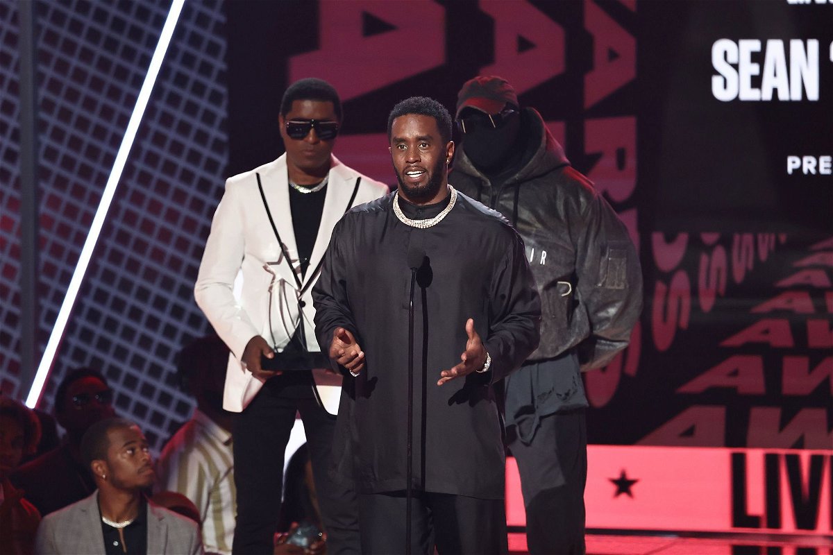 <i>John Salangsang/Shutterstock via CNN Newsource</i><br/>Babyface and Kanye West presented Sean 
