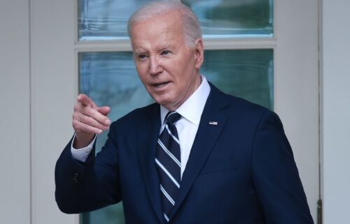 President Joe Biden seen here in the Rose Garden of the White House on May 14