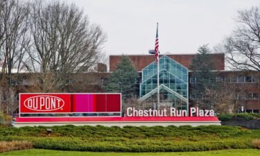 The DuPont Co. headquarters office stands at the company's Chestnut Run Plaza Campus in Wilmington