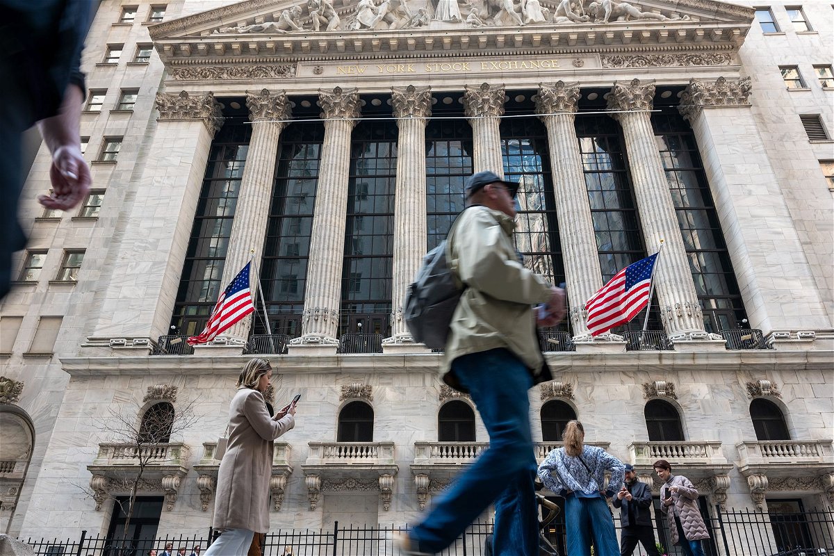<i>Spencer Platt/Getty Images via CNN Newsource</i><br/>Stocks and bonds both tumbled May 23 as investor hopes for a summer rate cut from the Federal Reserve continue to fade.