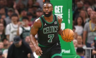 Jaylen Brown led the scoring for the Celtics with 40 points against the Pacers.