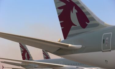 Twelve people were injured after a Qatar Airlines flight from Doha