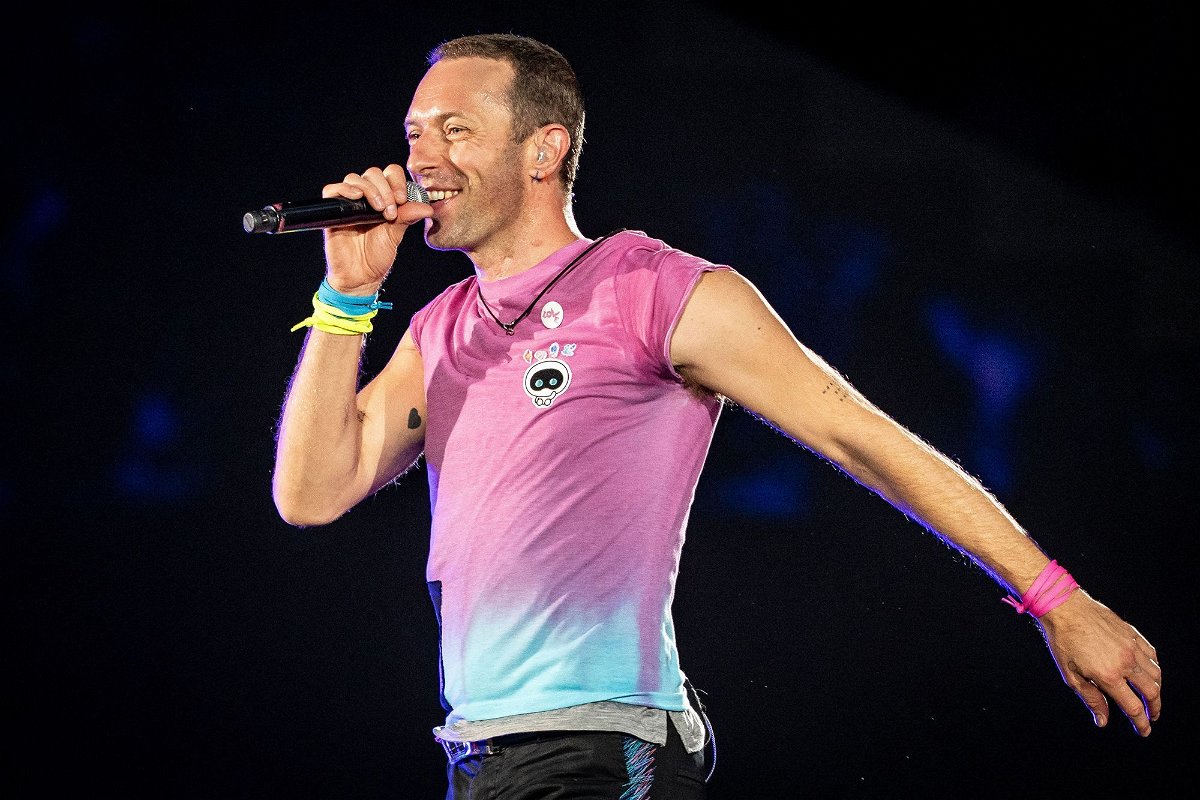 <i>Mads Claus Rasmussen/Ritzau Scanpix/AFP/Getty Images via CNN Newsource</i><br/>Chris Martin performs in 2023. Martin made news recently by picking up a fan on the way to a music festival.