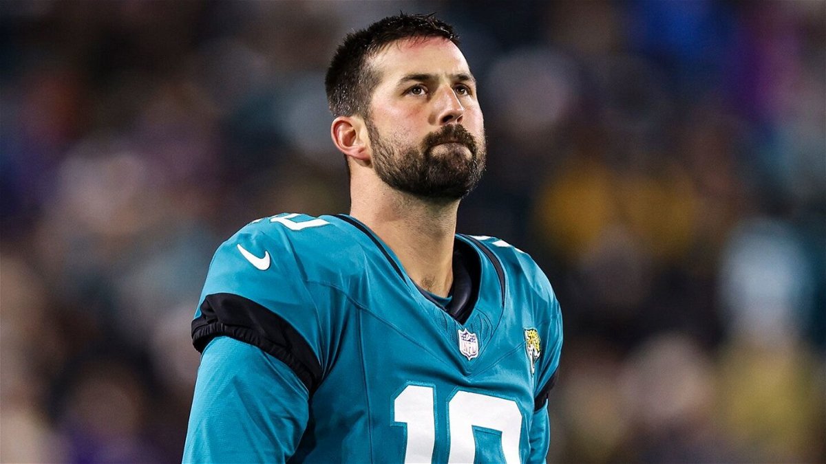 <i>Perry Knotts/Getty Images/File via CNN Newsource</i><br/>Brandon McManus of the Jacksonville Jaguars looks on from the field during a football game against the Baltimore Ravens at EverBank Stadium on December 17