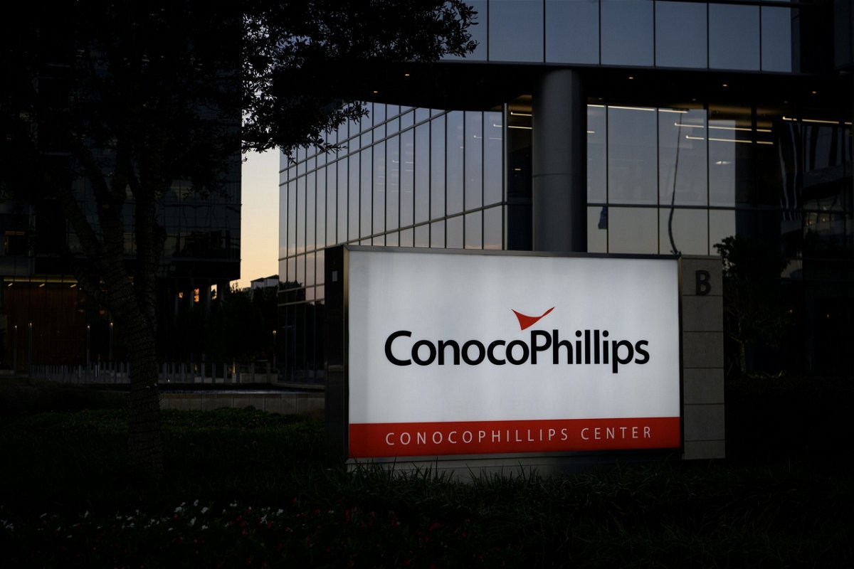 <i>Callaghan O'Hare/Bloomberg/Getty Images via CNN Newsource</i><br/>ConocoPhillips and Devon Energy had reportedly been vying for weeks to acquire Marathon Oil.