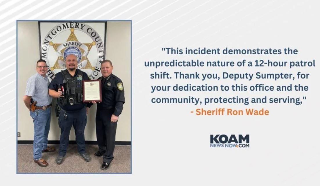 <i>KOAM via CNN Newsource</i><br/>A local hero is being recognized for saving a child's life during a traffic stop.