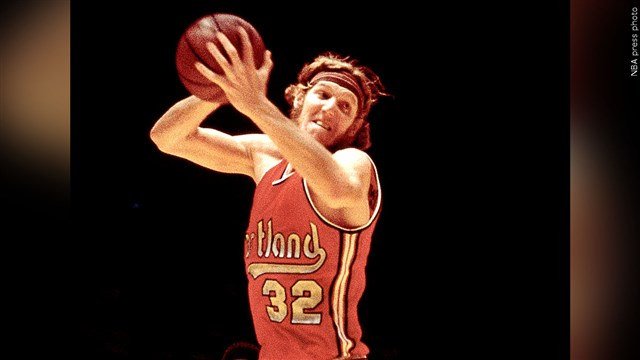 Bill Walton led the Portland Trail Blazers to their only NBA championship in 1977.