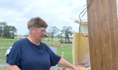 Marlene Broussard of Leblanc described the frightening moments her home was torn apart by ferocious straight-line winds.