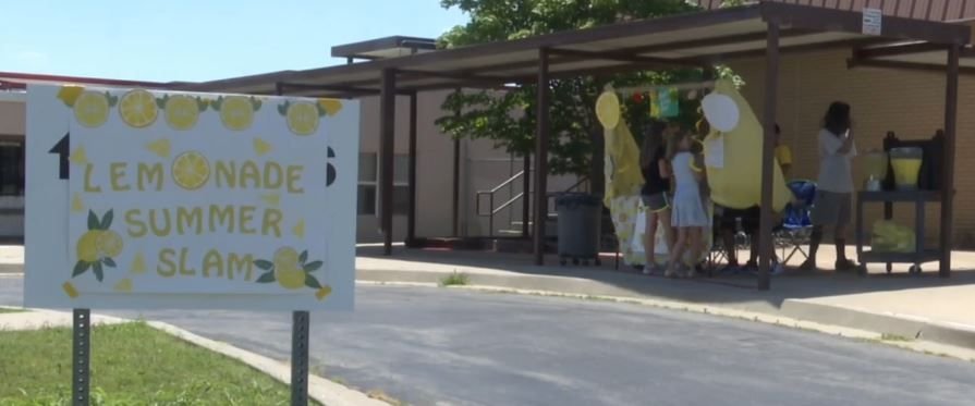 <i>KJRH via CNN Newsource</i><br/>Students at Caney Valley Elementary opened a lemonade stand to benefit the Barnsdall Nursing Home.