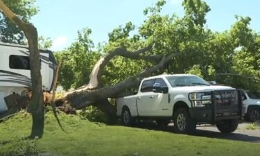 Tuesday night’s storm led to hours of clean up