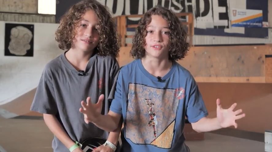 <i>KTRK via CNN Newsource</i><br/>Daring Duo! The brothers were gifted skateboards for their 7th birthday and have been pushing the limits ever since.