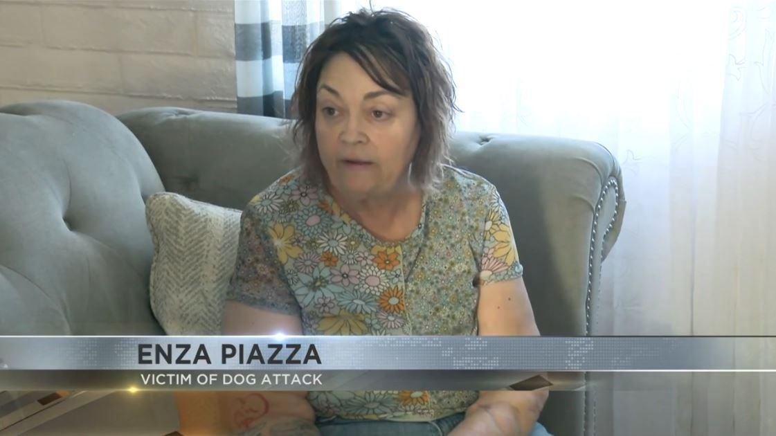<i>KVOA via CNN Newsource</i><br/>Enza Piazza had the dog for four years and even nursed it back to health.