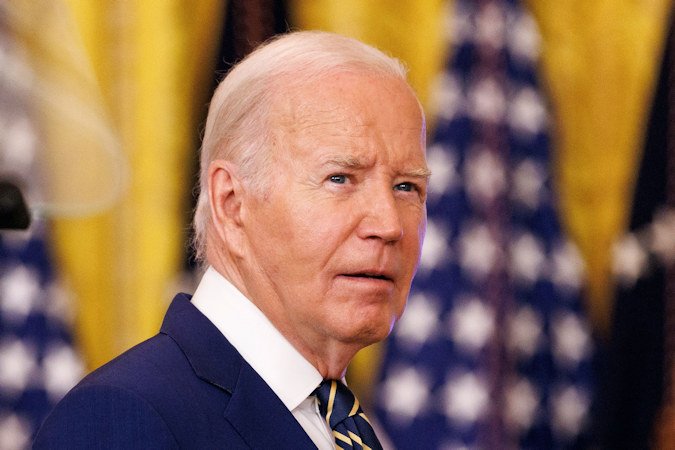 President Joe Biden seen in Washington, DC, on June 4 set to announce sweeping action shielding undocumented spouses of US citizens from deportation.