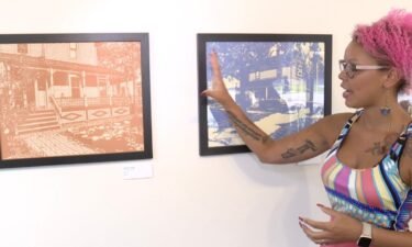 Rosa Leff talks about her papercut of 520 Louisiana Street in Lawrence