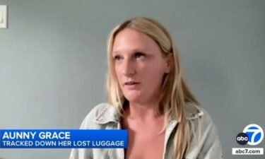 She lost her luggage at Hollywood Burbank Airport and an AirTag helped her track it down. A homeless person claimed he had bought the bag.