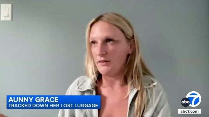 <i>KABC via CNN Newsource</i><br/>She lost her luggage at Hollywood Burbank Airport and an AirTag helped her track it down. A homeless person claimed he had bought the bag.