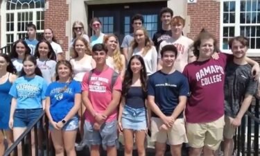 15 sets of twins are graduating from one New Jersey high school.