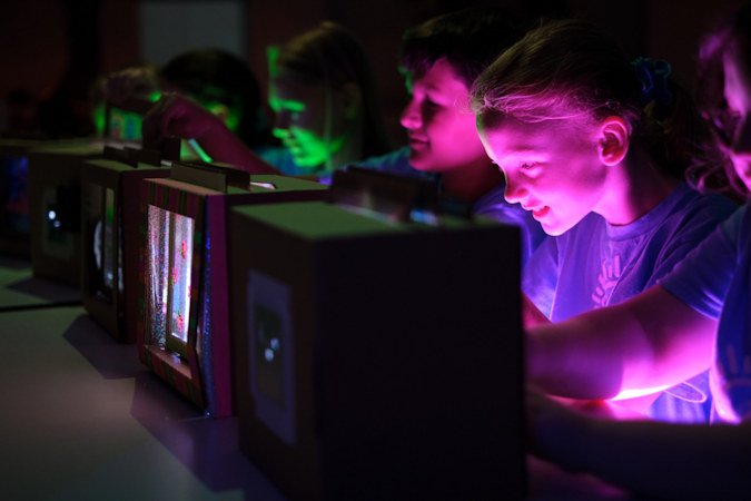 'Let's Glow' program at Camp Invention