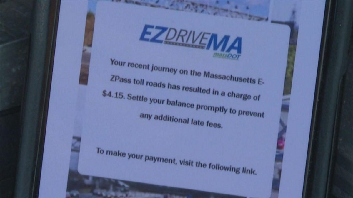 <i>WBZ via CNN Newsource</i><br/>Drivers in Massachusetts are being warned of scam text messages claiming their owe money for unpaid tolls.